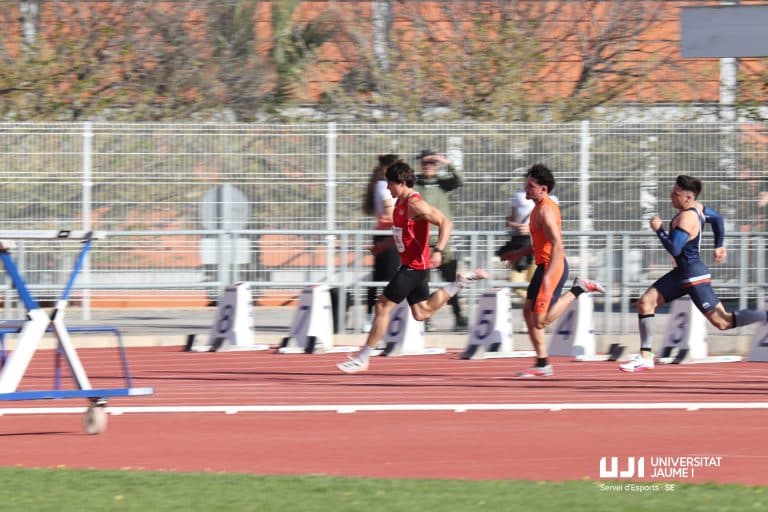 Un campeonato de atletismo en la Universitat Jaume I de Castellón