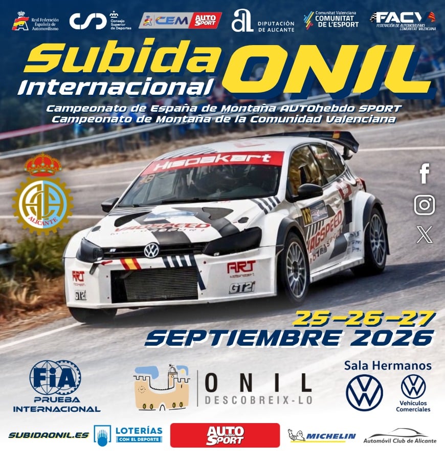 Subida Internacional de Onil Rally